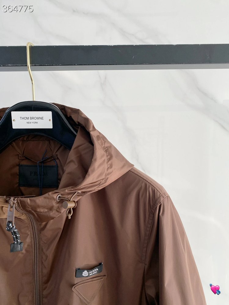 Prada 2026 Spring/Summer New Men's Fashion Hooded Casual Jacket | Yoyubuy Spreadsheet