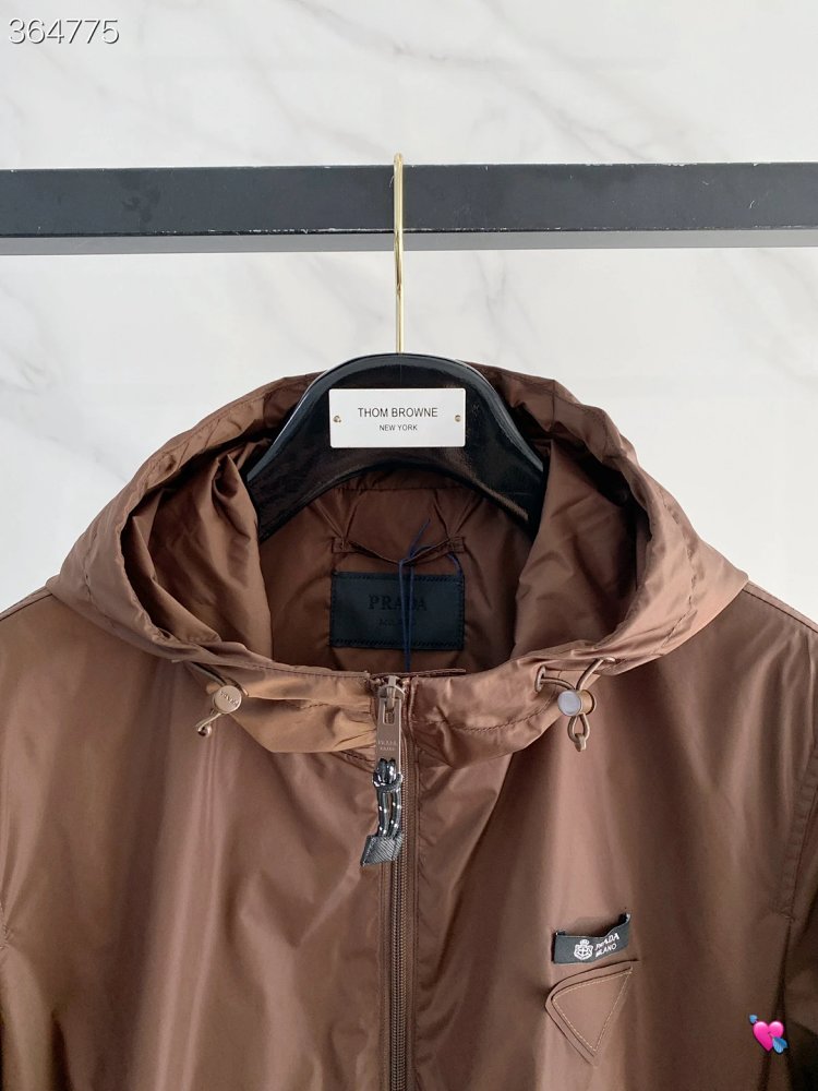 Prada 2026 Spring/Summer New Men's Fashion Hooded Casual Jacket | Yoyubuy Spreadsheet