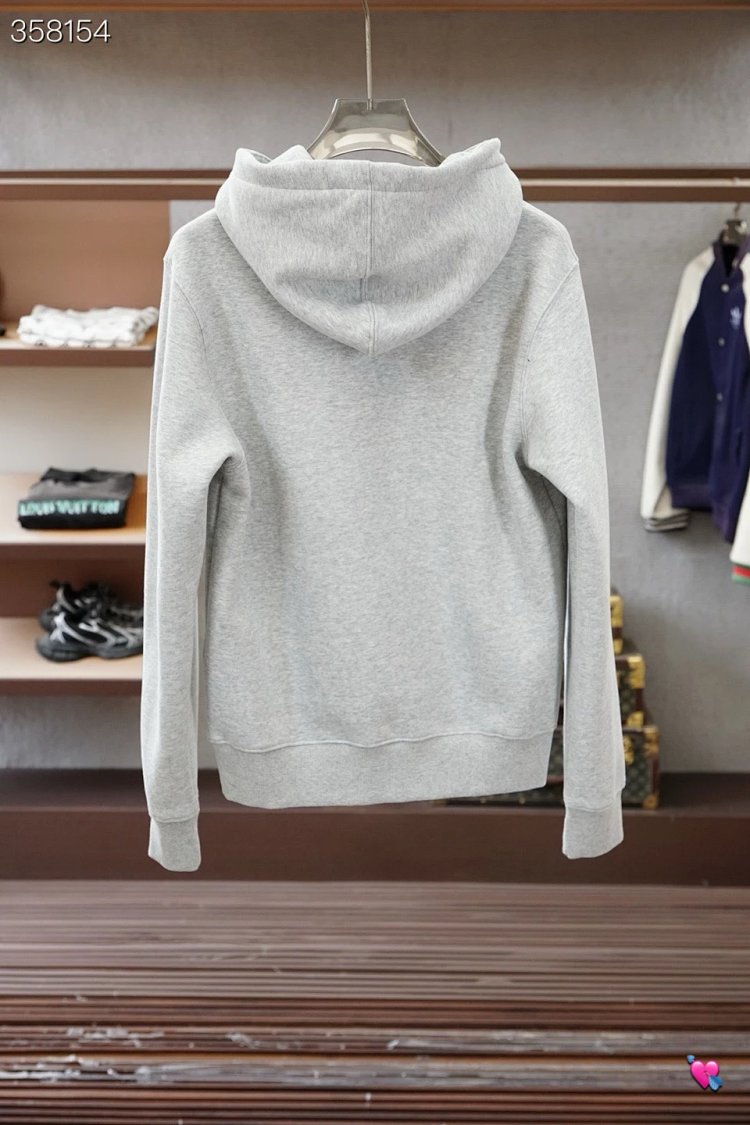DiorDior classic CD embroidered hooded pure cotton men's fashionable casual hooded sweatshirt | Yoyu
