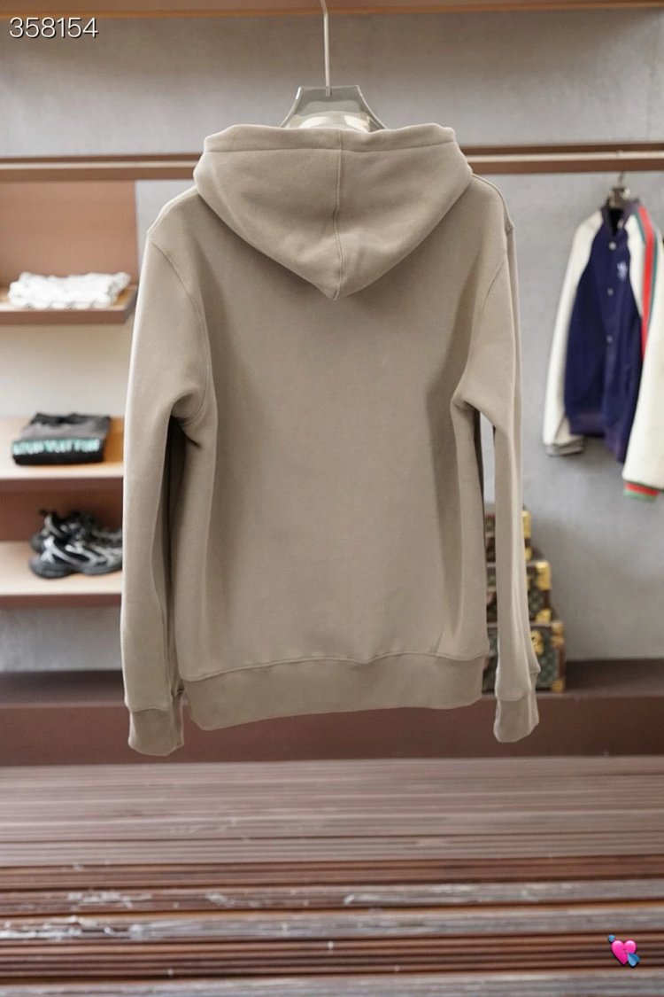 DiorClassic CD embroidered hooded pure cotton men's fashionable casual hooded sweatshirt | Yoyubuy S