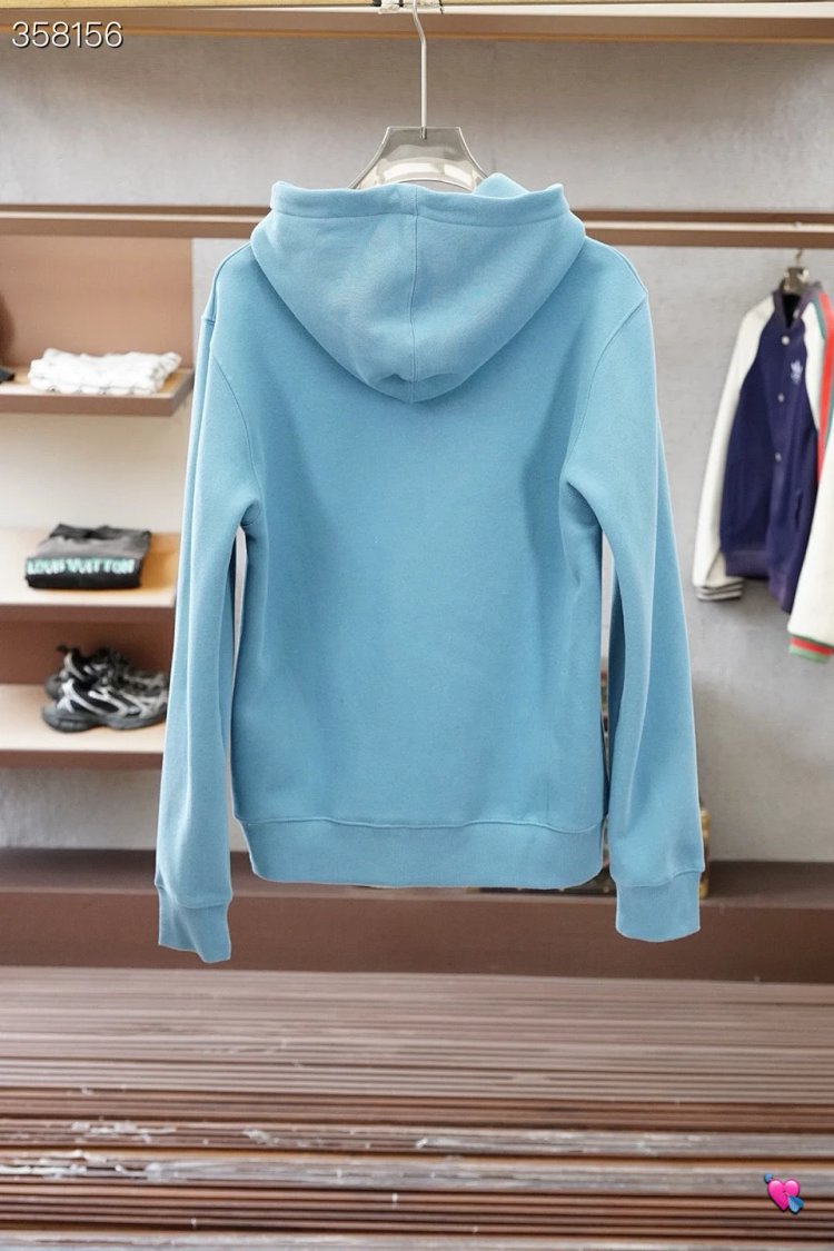 DiorDior classic CD embroidered hooded pure cotton men's fashionable casual hooded sweatshirt | Yoyu