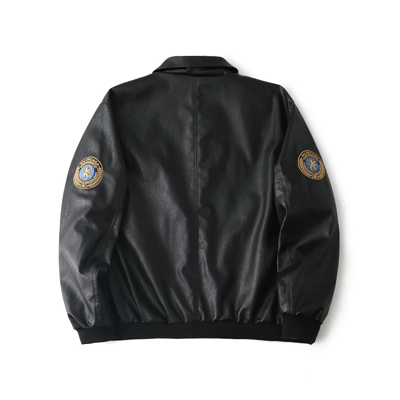 Balenciaga   Simulated PU leather jacket with loose fit | Yoyubuy Spreadsheet
