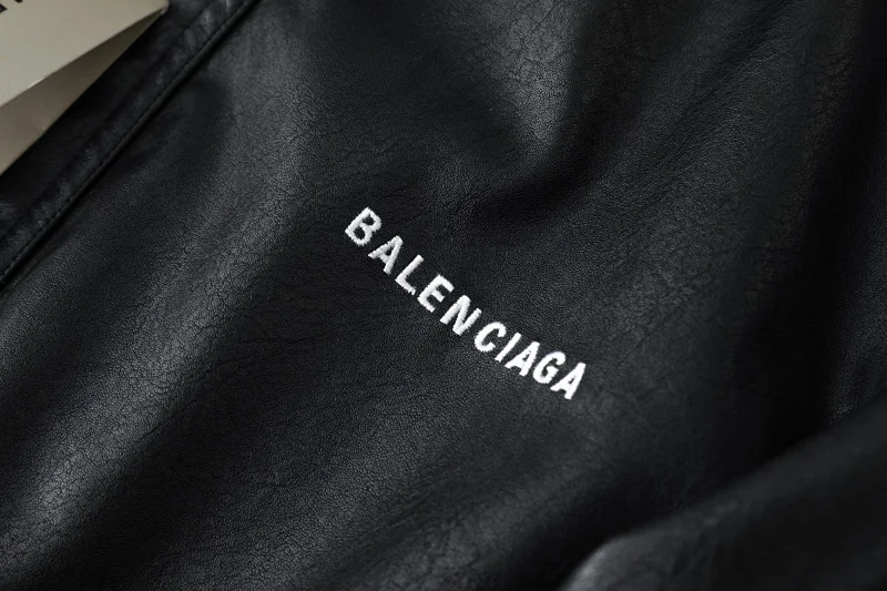 Balenciaga   Simulated PU leather jacket with loose fit | Yoyubuy Spreadsheet