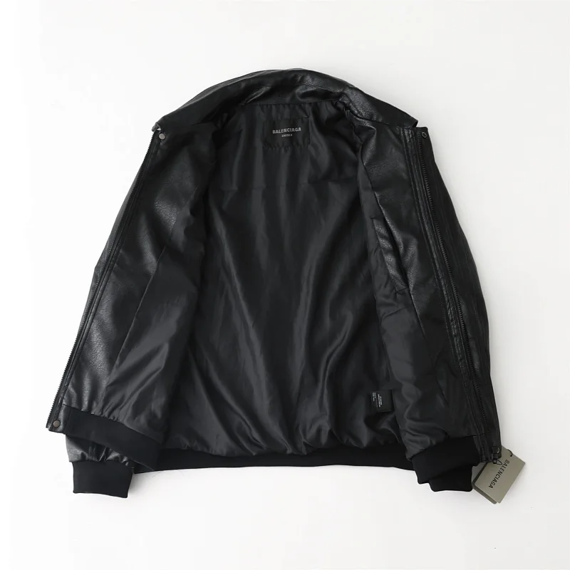 Balenciaga   Simulated PU leather jacket with loose fit | Yoyubuy Spreadsheet