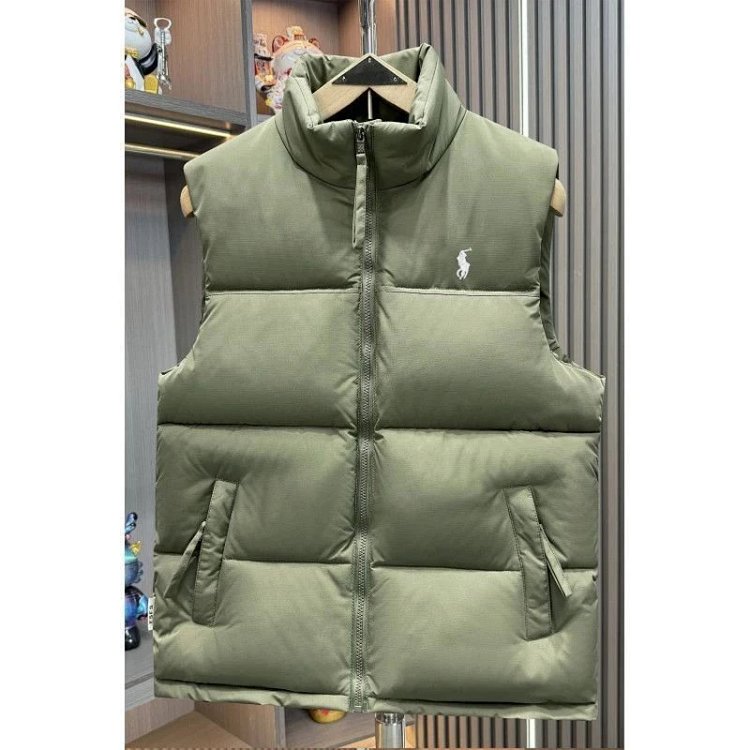 Ralph Lauren Light Luxury Down Cotton Vest Pony Tank Top Unisex Ralph Paul Polo Vest | Yoyubuy Sprea