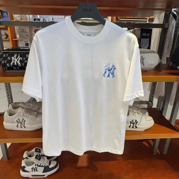MLBLight luxury short sleeved t-shirt men's round neck half sleeved top unisex | Yoyubuy Spreadsheet