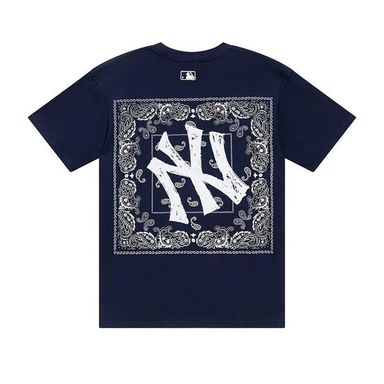 MLBLight luxury short sleeved t-shirt men's round neck half sleeved top unisex | Yoyubuy Spreadsheet