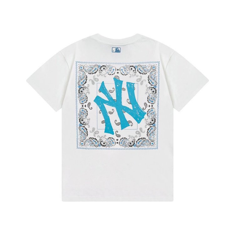 MLBLight luxury short sleeved t-shirt men's round neck half sleeved top unisex | Yoyubuy Spreadsheet