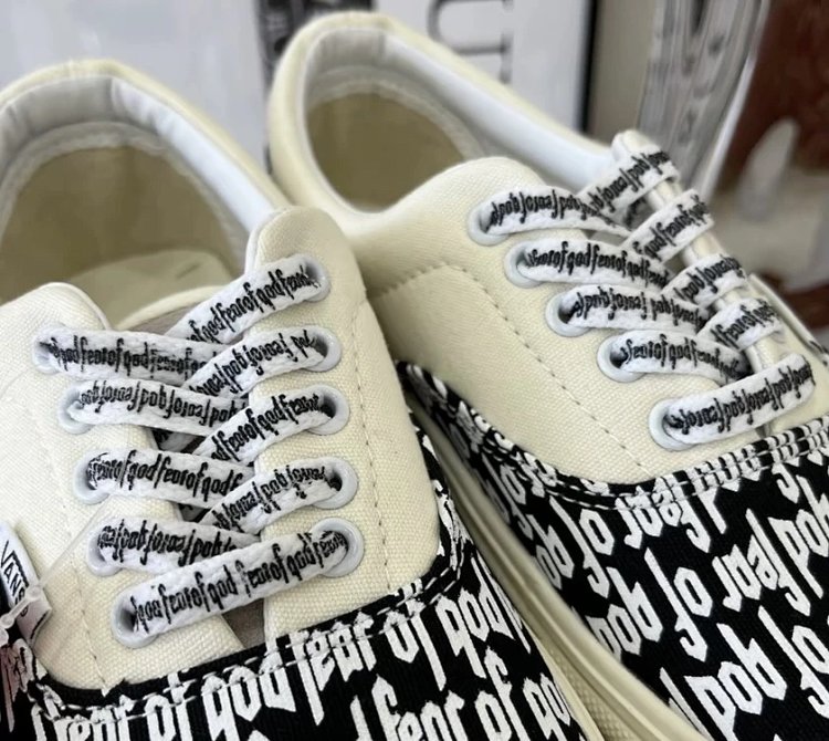 Vans board shoes, one foot low cut shoesFear of God x Vans Era 95 dx white black fog  | Yoyubuy Spre