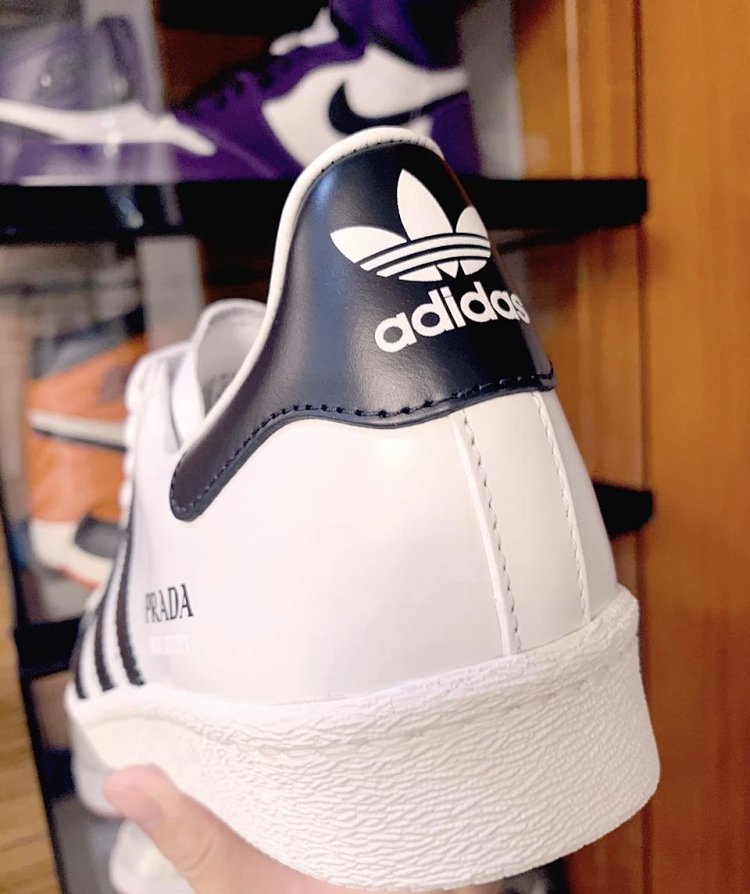 Adidas Shell Head Prada Co branded Board Shoes Sports and Leisure ShoesPRADA x adidas originals SUPE