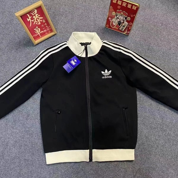 Adidas Clover Jacket Double Zipper Men's and Women's Embroidered Trendy Jacket | Yoyubuy Spreadsheet