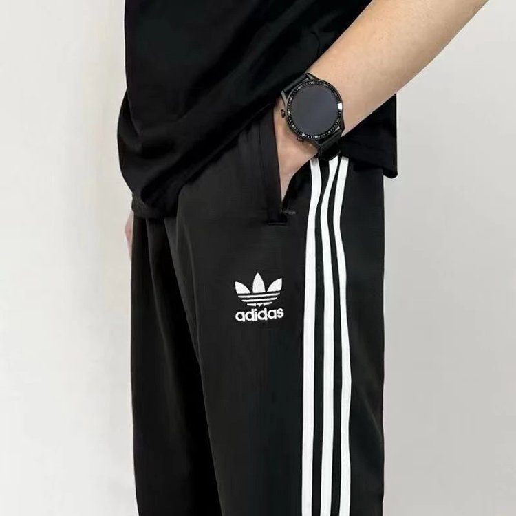 Adidas Classic Sports Clover Three Bar Men's and Women's New Embroidered Sports Pants | Yoyubuy Spre