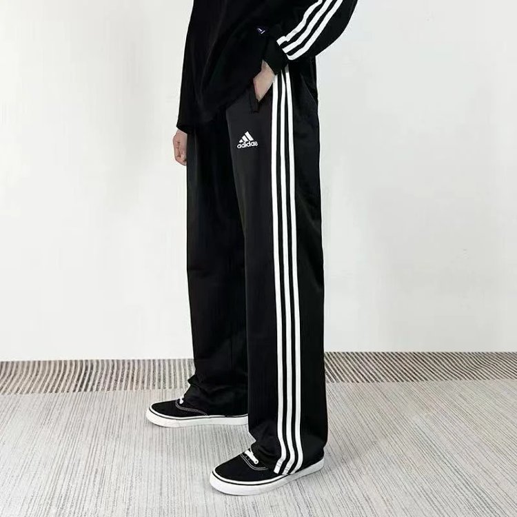Adidas Classic Sports Clover Three Bar Men's and Women's New Embroidered Sports Pants | Yoyubuy Spre