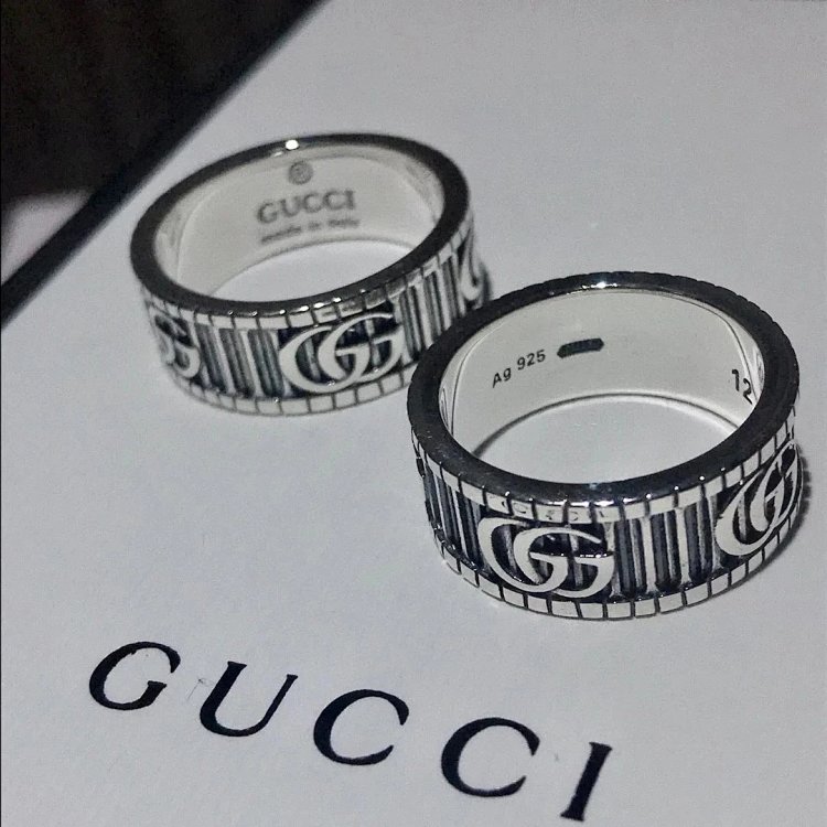 Couple Pair Ring 925 Silver Gucci GUUCI Vintage Double G Ring Vintage Vintage Vintage | Yoyubuy Spre