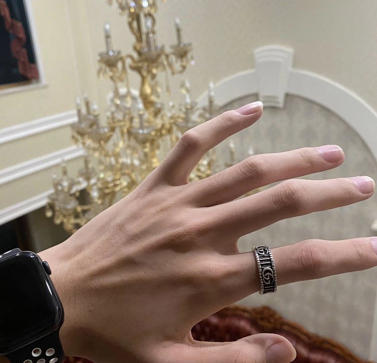 Couple Pair Ring 925 Silver Gucci GUUCI Vintage Double G Ring Vintage Vintage Vintage | Yoyubuy Spre