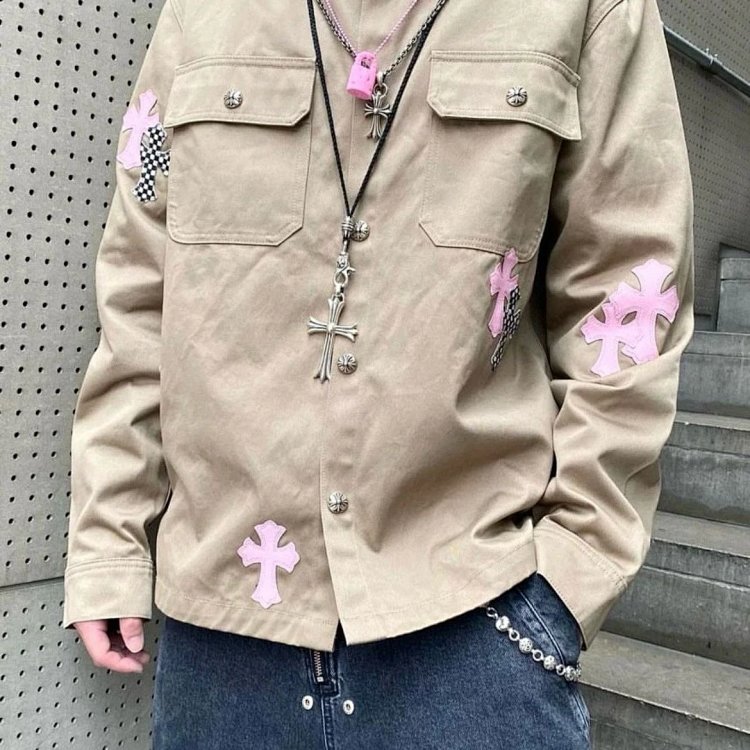 7743715359 Light Luxury Cowboy Coat Spring and Autumn Same Style Trendy Brand Men's Clothing | Yoyub