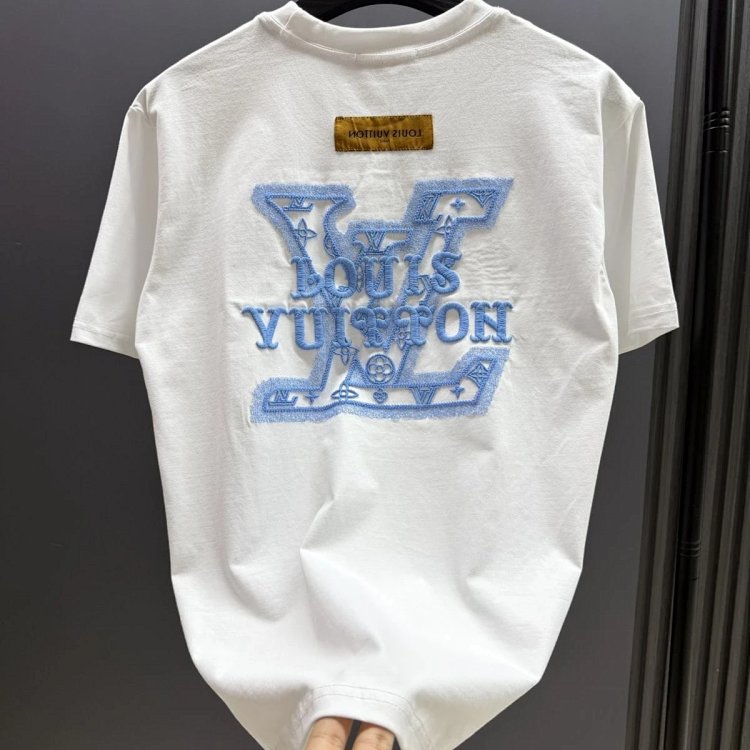 Louis Vuitton short sleeved T-shirt unisex knit top with half sleeves | Yoyubuy Spreadsheet