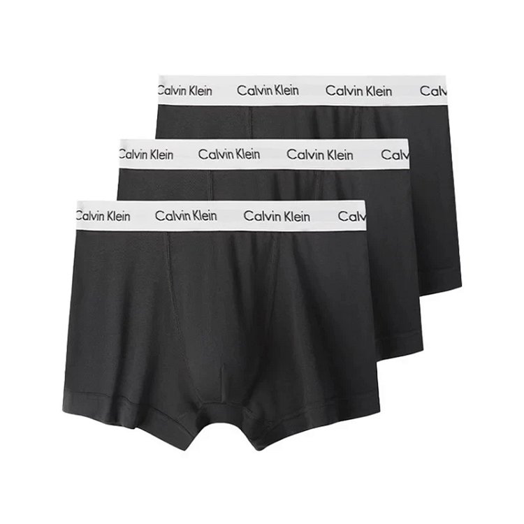 CK Men's Underwear Cotton Flat Corner Antibacterial Modal Youth Large Four Corner Shorts Three Pair