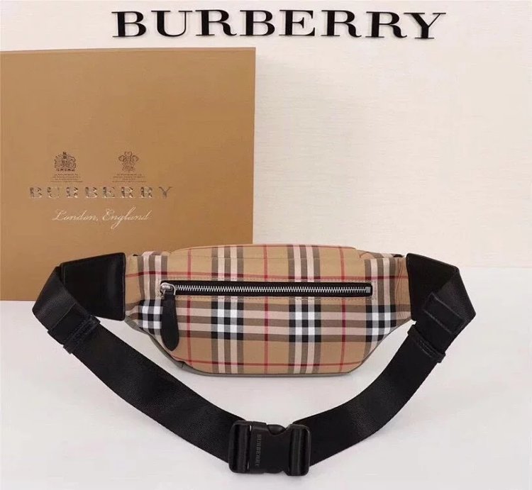 Burberry contrasting waist bag crossbody bag chest bag unisex | Yoyubuy Spreadsheet