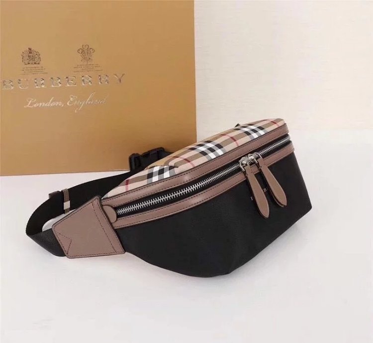 Burberry contrasting waist bag crossbody bag chest bag unisex | Yoyubuy Spreadsheet