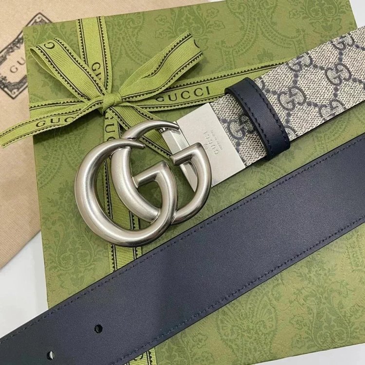 Gucci men's and women's belt PVC distressed calf leather vintage | Yoyubuy Spreadsheet