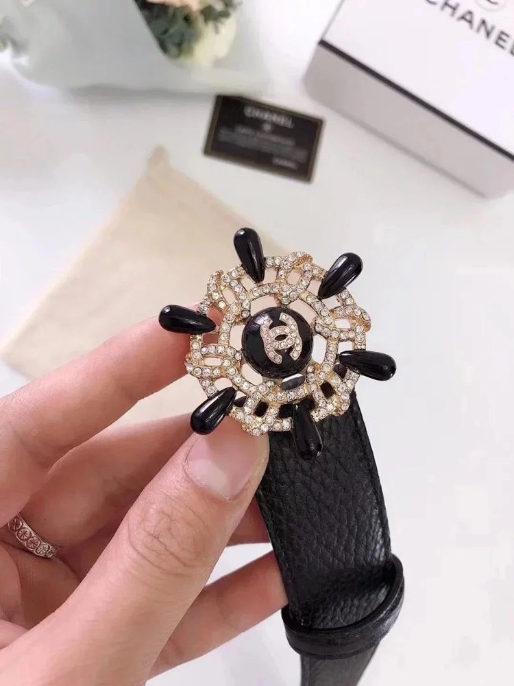 Chanel casual versatile full leather belt | Yoyubuy Spreadsheet