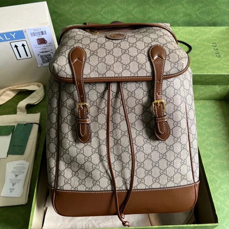 Gucci Interlocking Classic Vintage Flower Backpack 696013