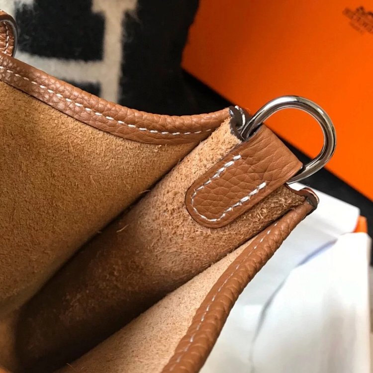 Hermes mini calf leather hollow shoulder crossbody buckle women's bag | Yoyubuy Spreadsheet