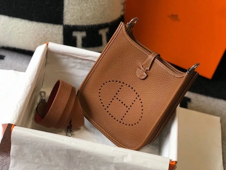 Hermes mini calf leather hollow shoulder crossbody buckle women's bag | Yoyubuy Spreadsheet