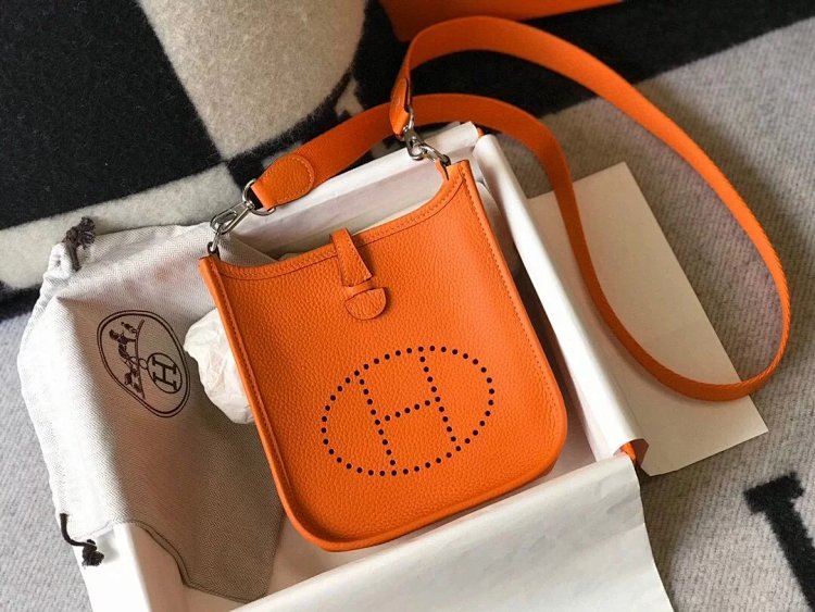 Hermes mini calf leather hollow shoulder crossbody buckle women's bag | Yoyubuy Spreadsheet