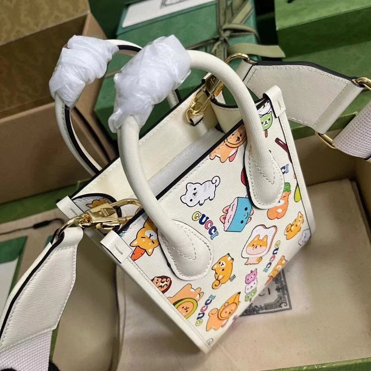Gucci animal print mini tote bag music score bag crossbody bag shoulder bag unisex 699406 | Yoyubuy