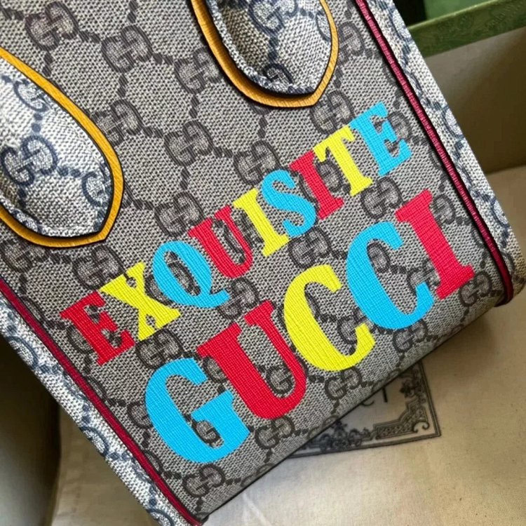 Gucci animal print mini tote bag music score bag crossbody bag shoulder bag unisex 699406 | Yoyubuy