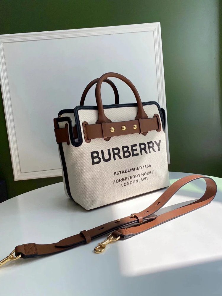 Burberry Belt ladies' large capacity tote bag shoulder bag | Yoyubuy Spreadsheet