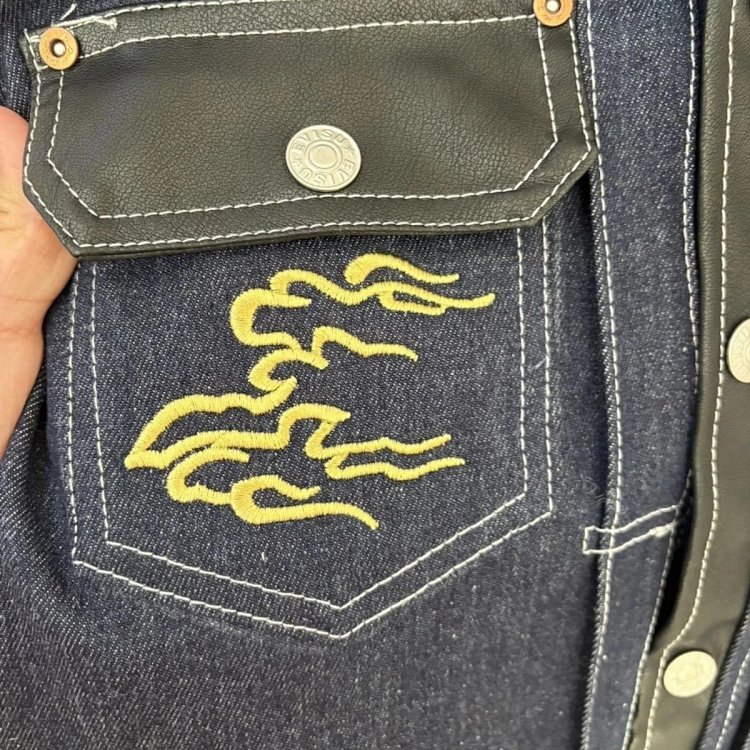 EVISU Heavy Industry Embroidered Cowboy Coat | Yoyubuy Spreadsheet