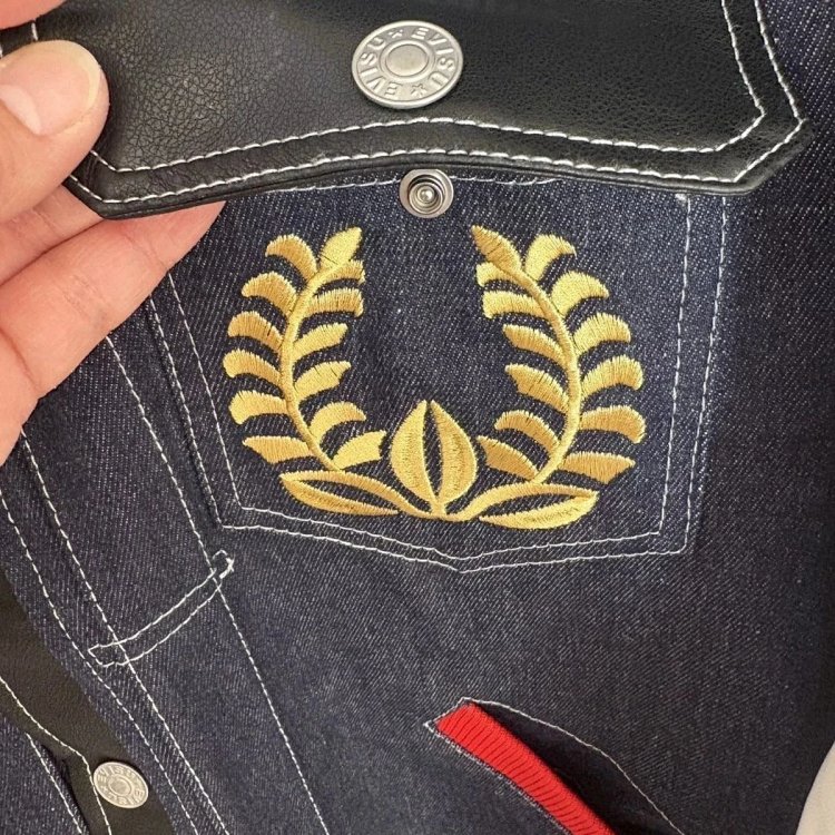 EVISU Heavy Industry Embroidered Cowboy Coat | Yoyubuy Spreadsheet