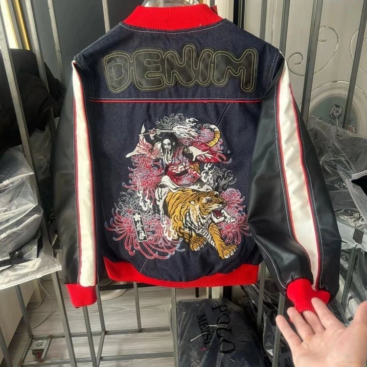 EVISU Heavy Industry Embroidered Cowboy Coat | Yoyubuy Spreadsheet