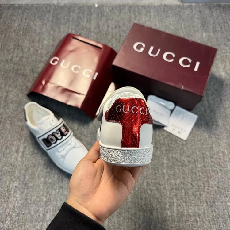Gucci Bright Diamond Love Patch Casual Shoes Board Shoes | Yoyubuy Spreadsheet