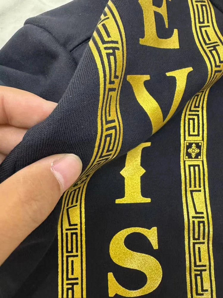 EVISU  Black gold hooded heavyweight hoodie | Yoyubuy Spreadsheet