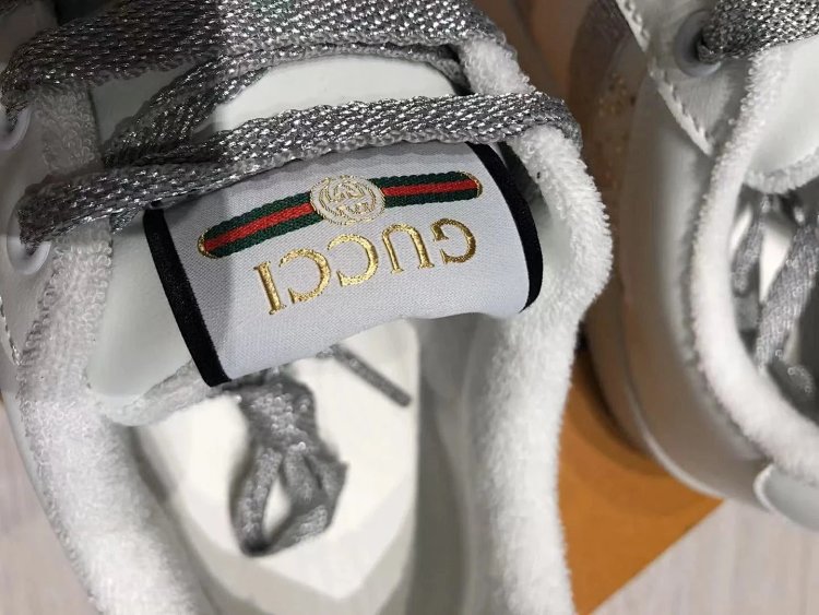 GUCCI dirty shoes, white rhinestone style fashionable board shoes | Yoyubuy Spreadsheet