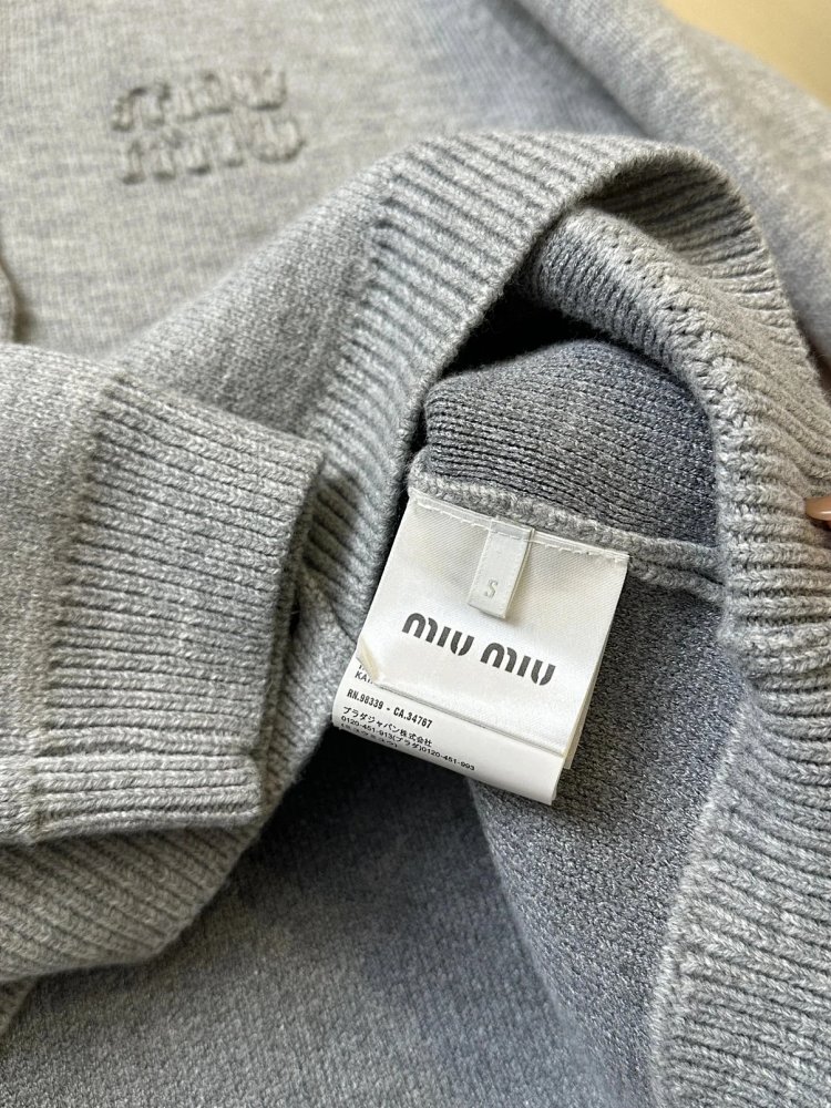 Miumiu Knitted Cardigan Trendy Sweater | Yoyubuy Spreadsheet