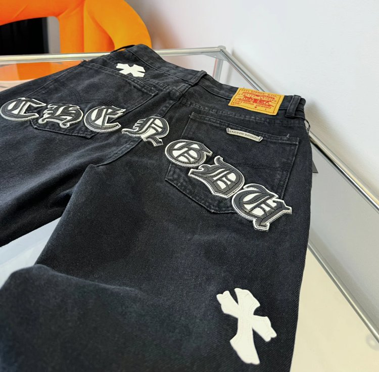 Chrome Hearts  High Street American Limited Loose Trendy Brand Washed Pants | Yoyubuy Spreadsheet