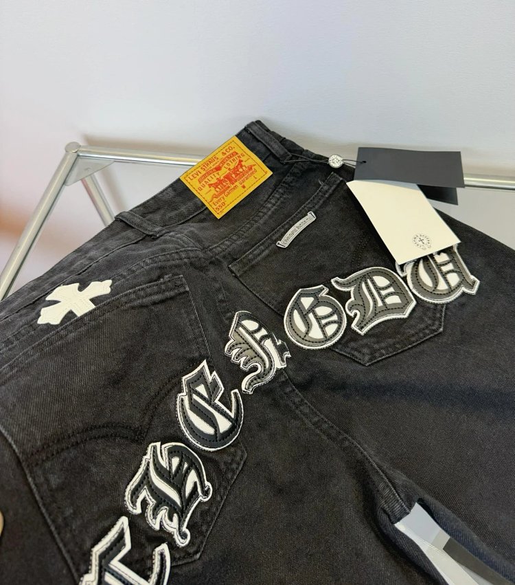 Chrome Hearts  High Street American Limited Loose Trendy Brand Washed Pants | Yoyubuy Spreadsheet