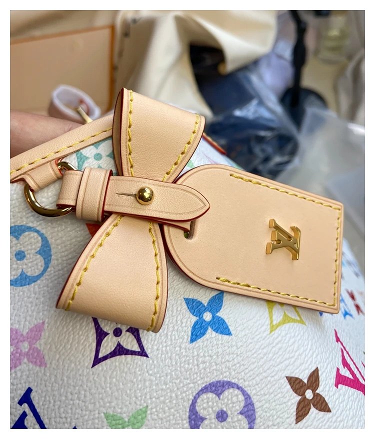 Louis Vuitton white tri colored CarryAll handbag | Yoyubuy Spreadsheet