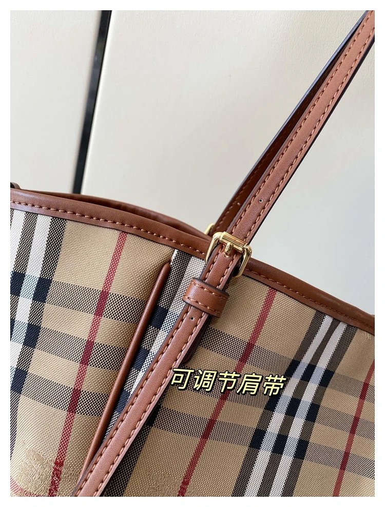 Burberry plaid pattern tote bag | Yoyubuy Spreadsheet