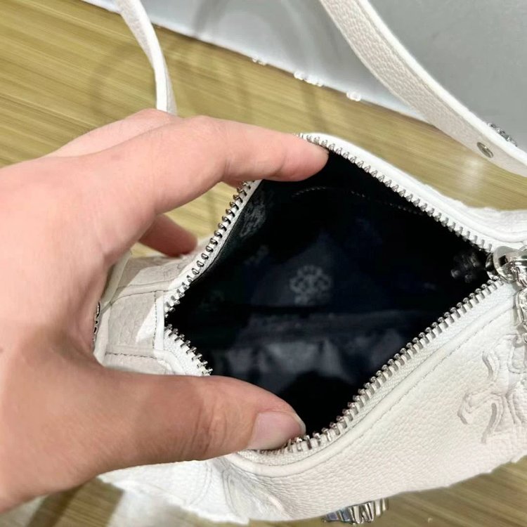 Chrome Hearts  Retro high-end lychee patterned shoulder bag | Yoyubuy Spreadsheet