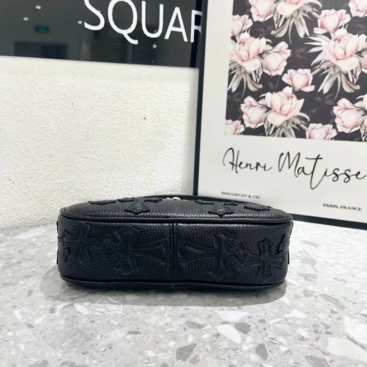 Chrome Hearts  Retro high-end lychee patterned shoulder bag | Yoyubuy Spreadsheet