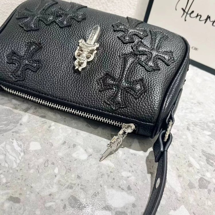 Chrome Hearts  Retro high-end lychee patterned shoulder bag | Yoyubuy Spreadsheet