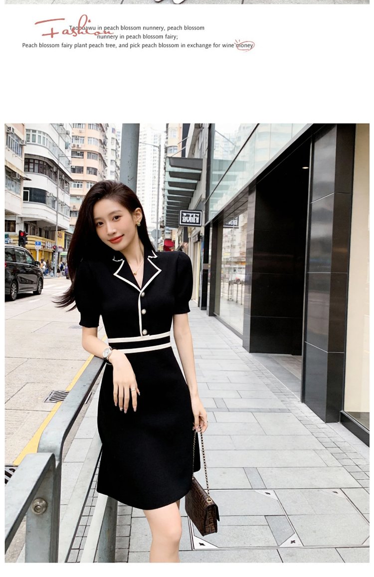 Summer Ice Silk Knitted French Dress | Yoyubuy Spreadsheet