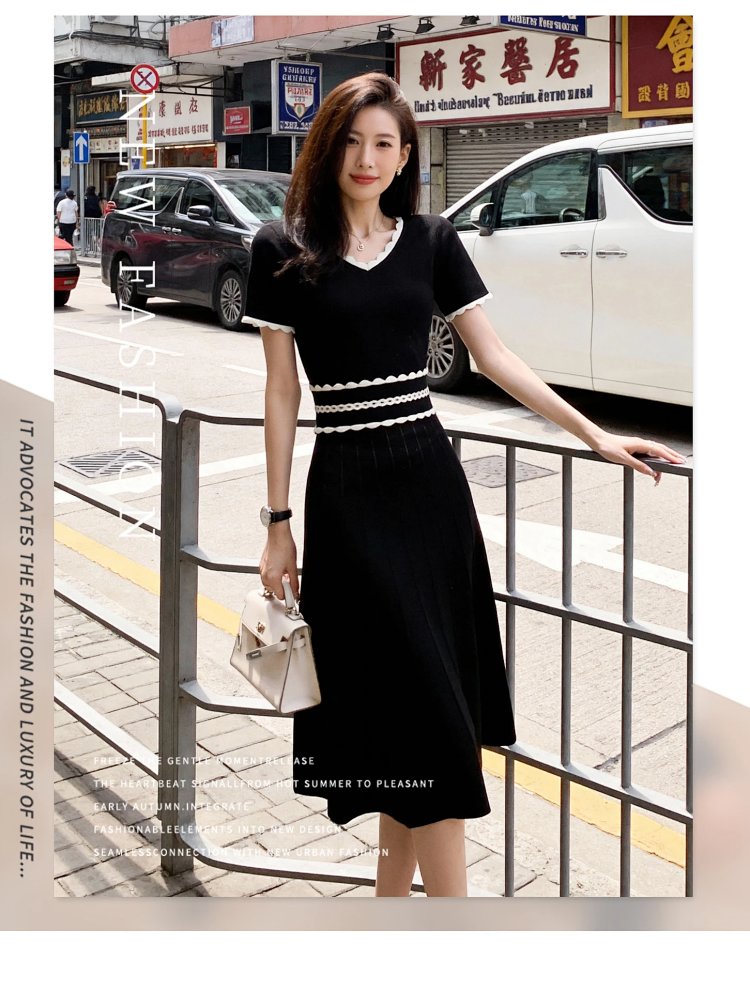 Summer new French Hepburn style small black dress | Yoyubuy Spreadsheet