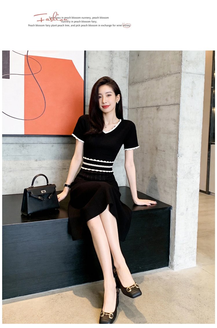 Summer new French Hepburn style small black dress | Yoyubuy Spreadsheet